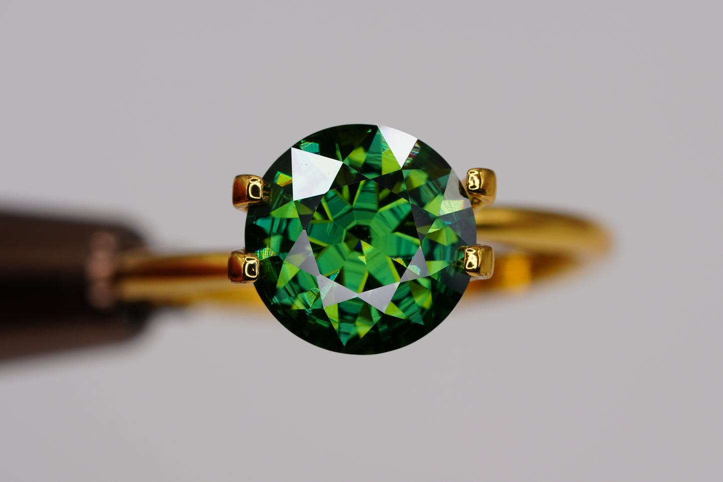 2.29ct Green Moissanite