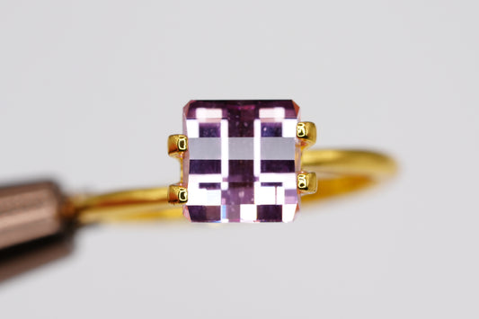 2.5ct Pixel Cut Lab Sapphire