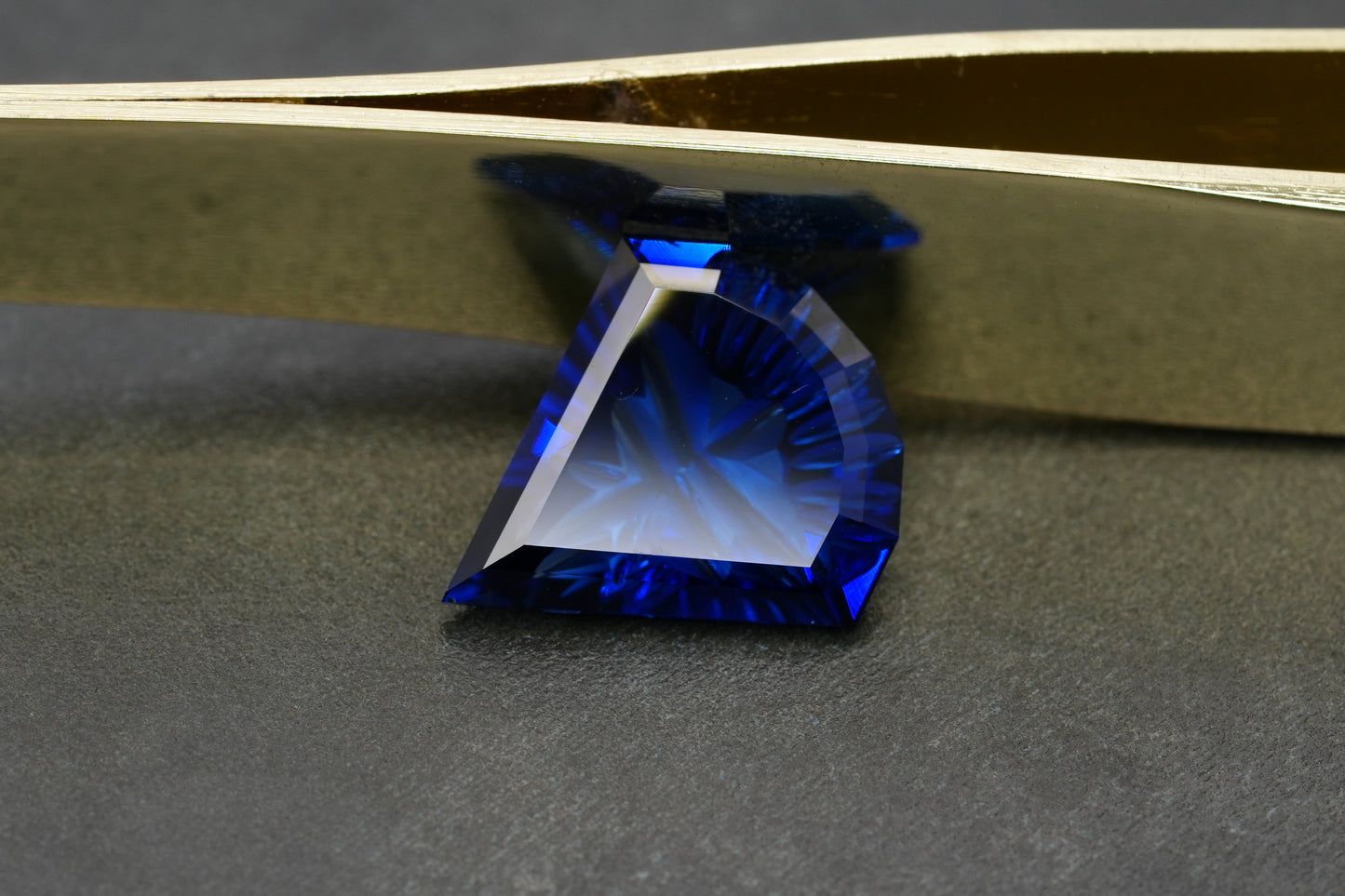 5.2 Carat Fantasy Cut Blue Lab Sapphire
