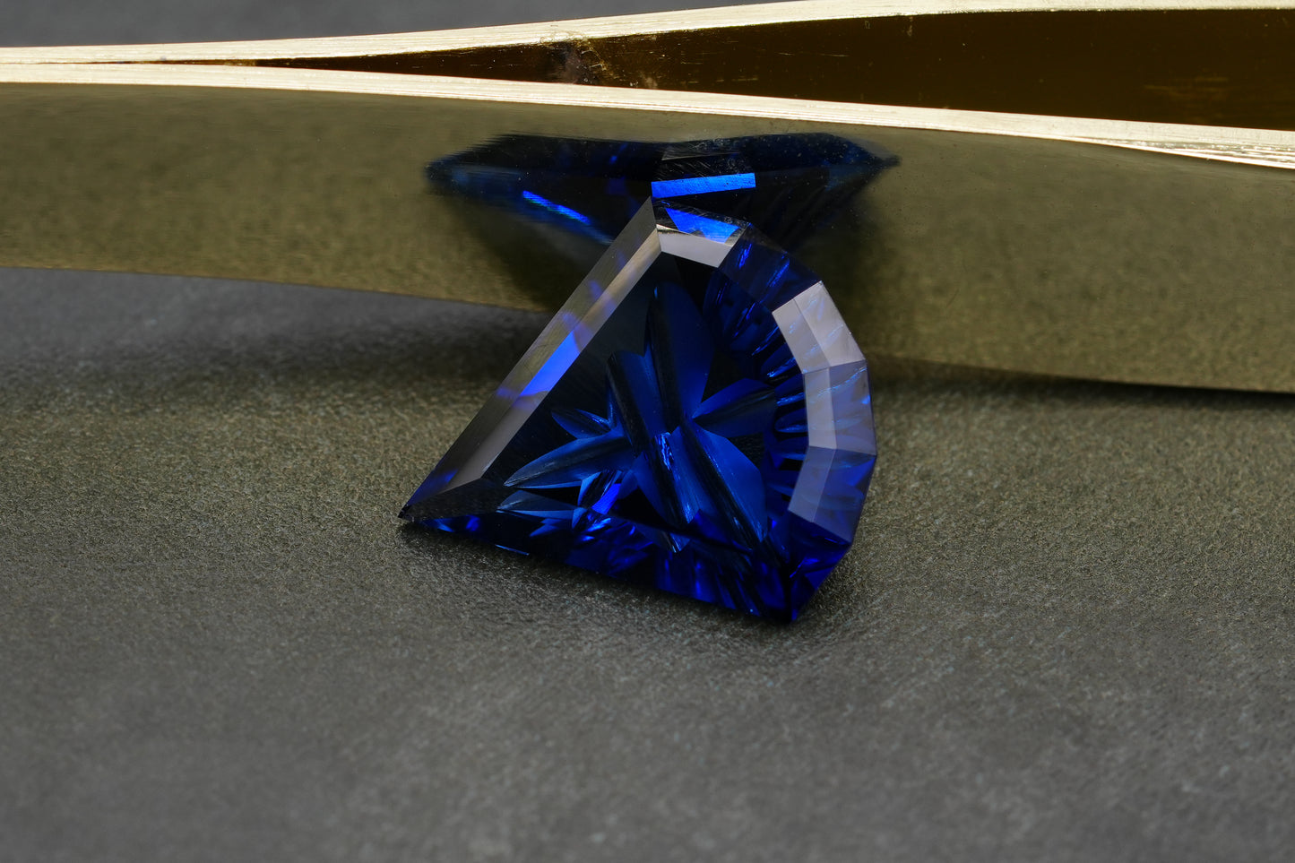 5.2 Carat Fantasy Cut Blue Lab Sapphire