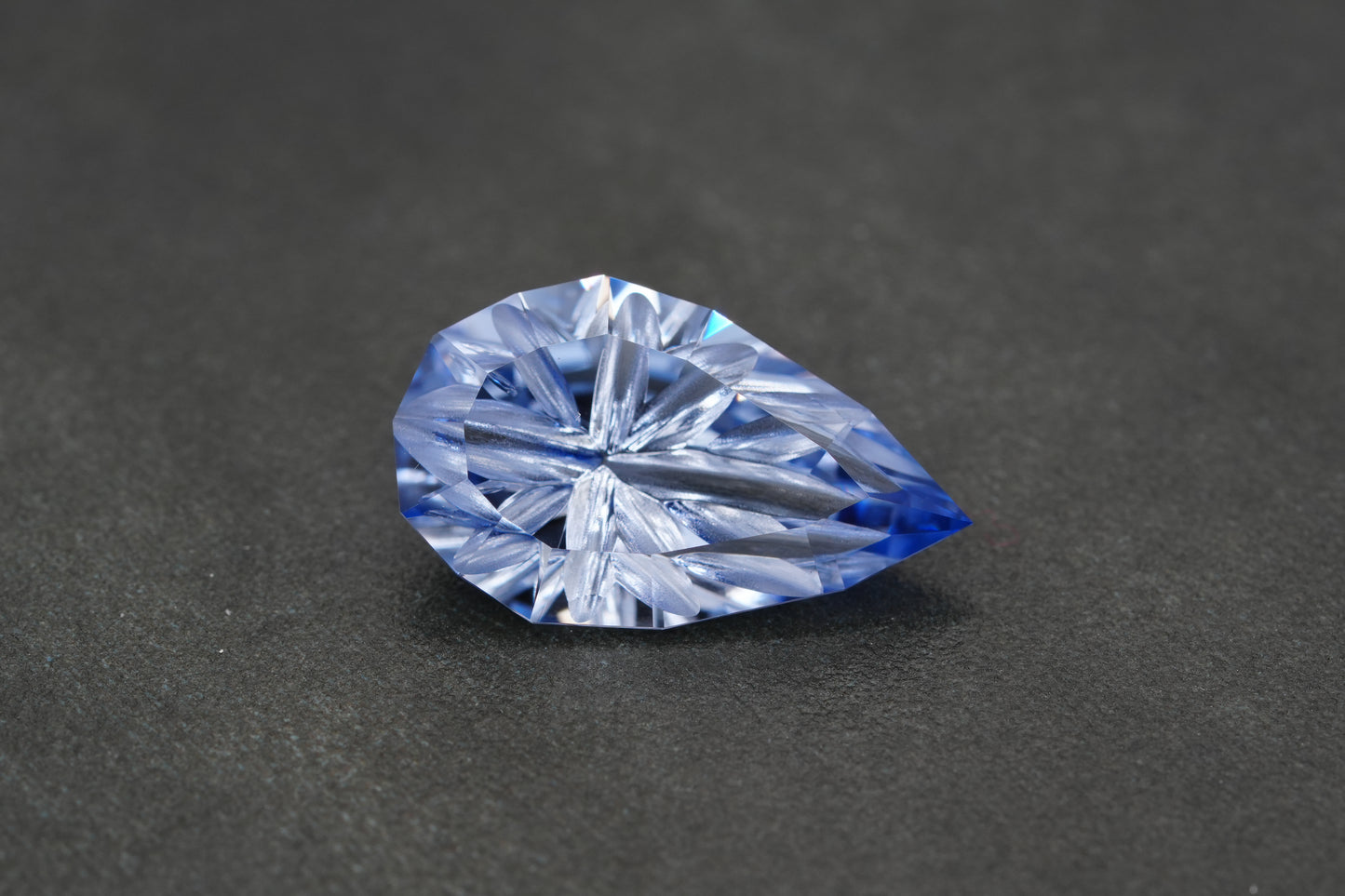 4.1 Carat Fantasy Cut Two-Toned Light Blue Lab Sapphire