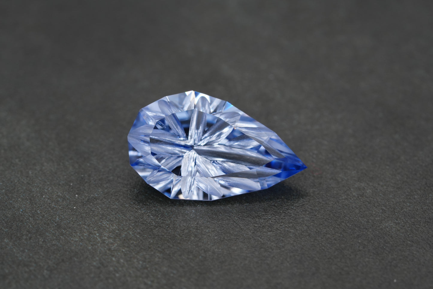 4.1 Carat Fantasy Cut Two-Toned Light Blue Lab Sapphire