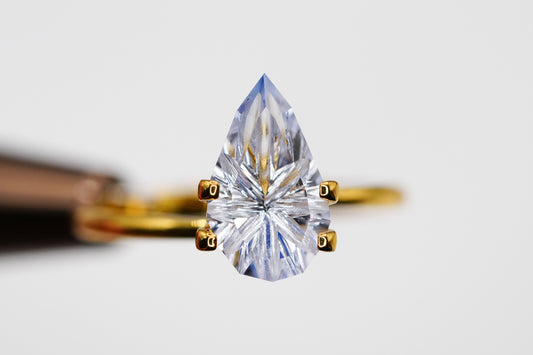 2.2 Carat Fantasy Cut Light Blue Lab Sapphire