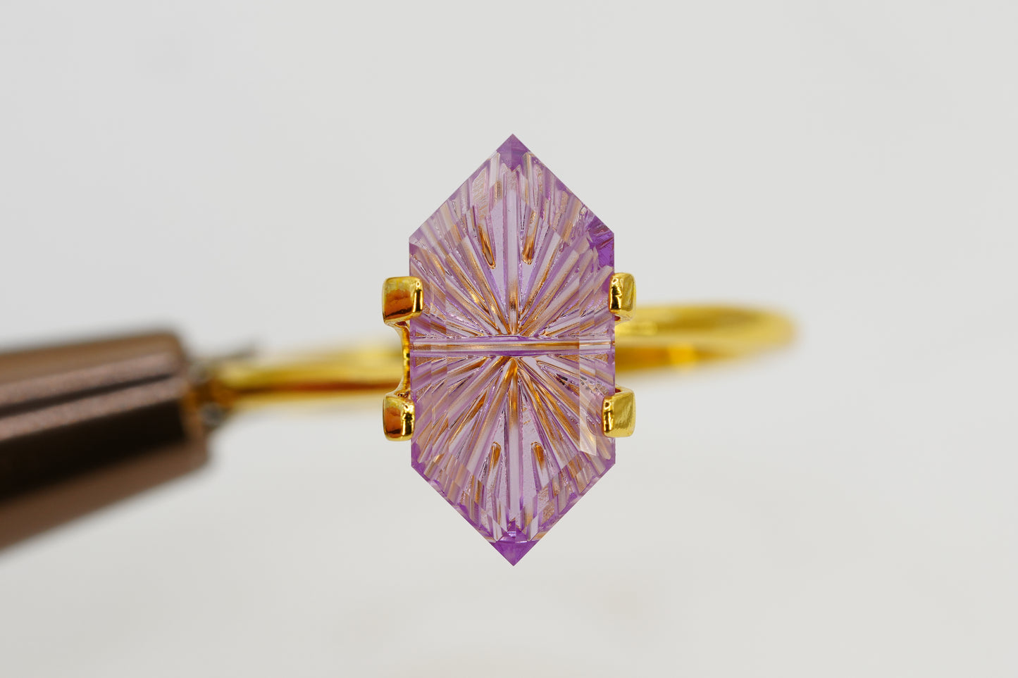 3.3 Carat Fantasy Cut Two-Toned Purple/Pink Lab Sapphire
