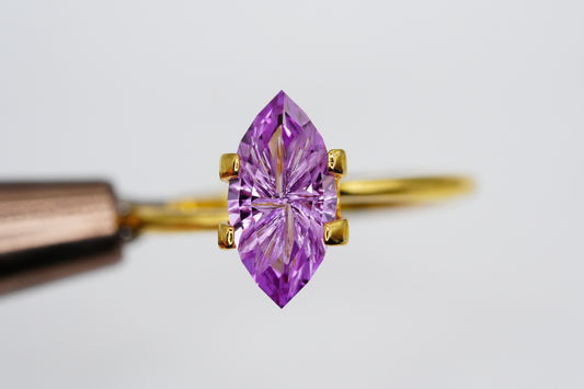 1.9 Carat Fantasy Cut Purple Lab Sapphire