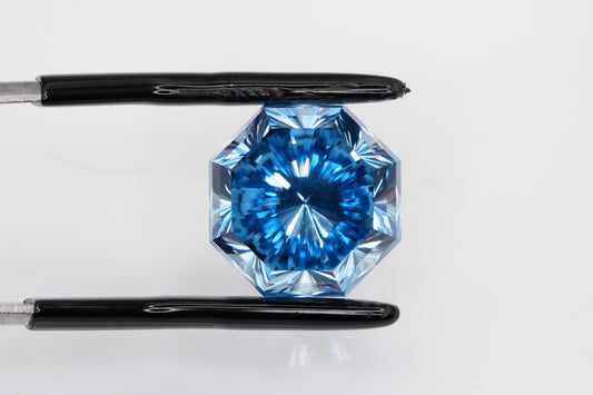 13.9 Carat Blue/Gray Lab Spinel