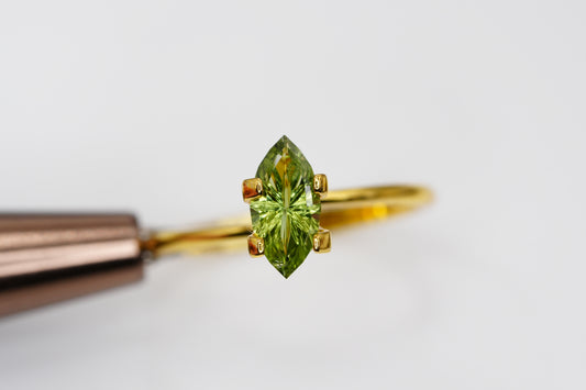 1.04 Carat Fantasy Cut Natural Green Sapphire