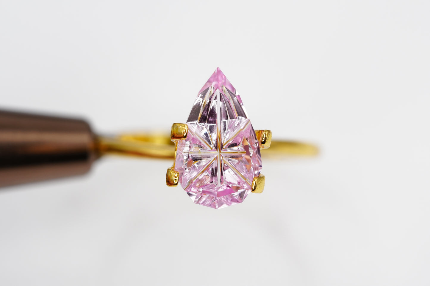 2 Carat Fantasy Cut Light Pink Lab Sapphire