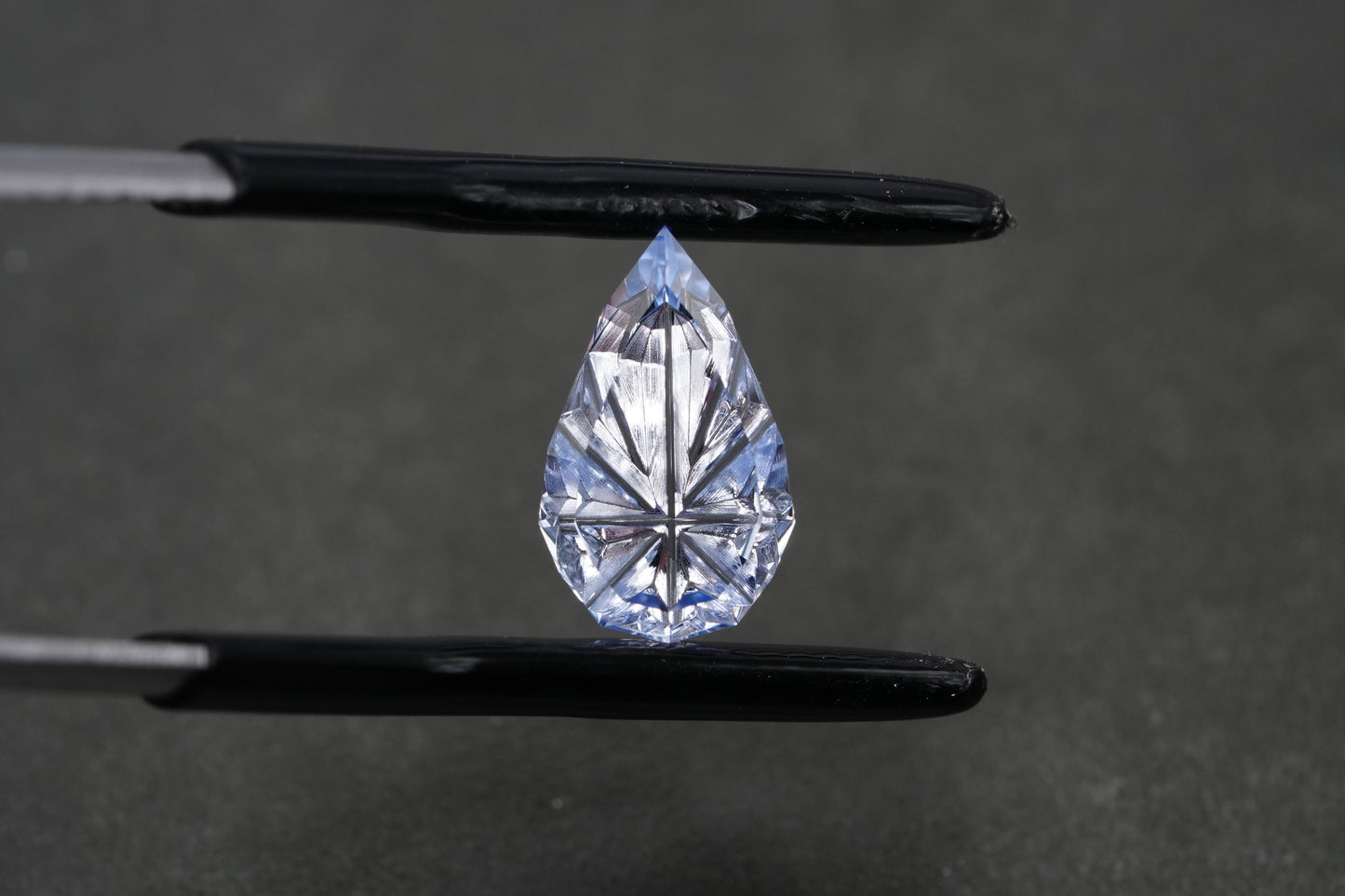 2 Carat Fantasy Cut Two-Toned Light Blue Lab Sapphire