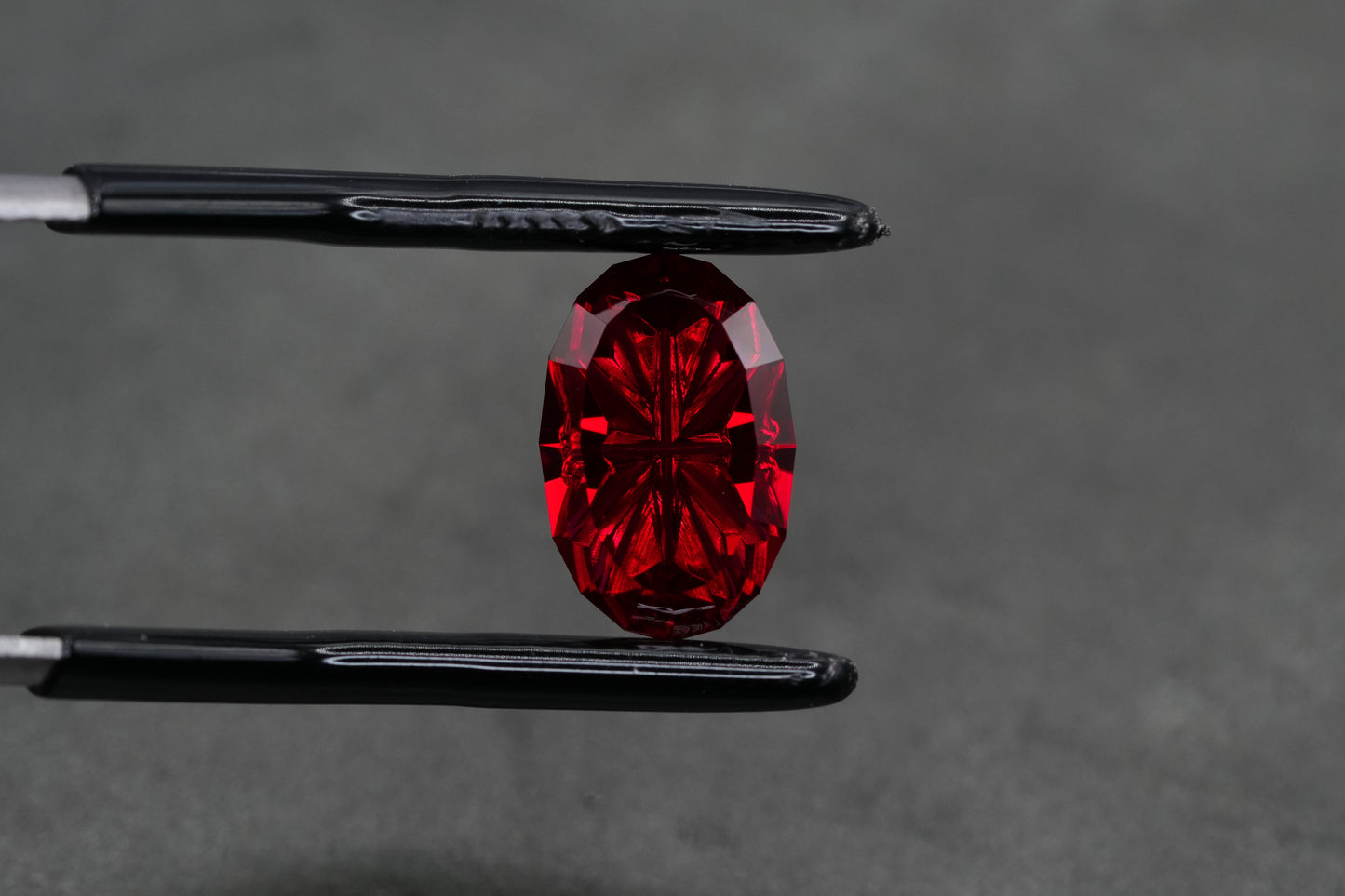 3.5 Carat Fantasy Cut Pigeon Blood Lab Ruby