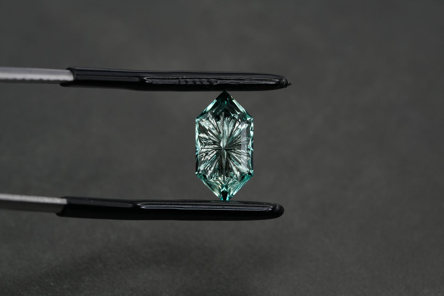 2.26 Carat Fantasy Cut Dark Green Lab Sapphire