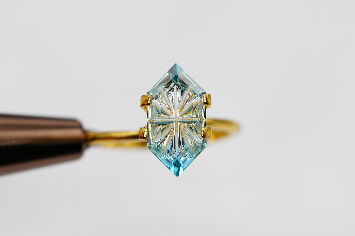 2.8 Carat Blue/Green Paraiba Parti Fantasy Lab Sapphire