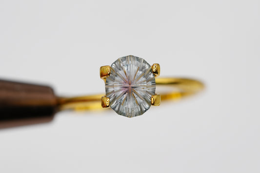 1.4 Carat Fantasy Cut Natural Parti Montana Sapphire