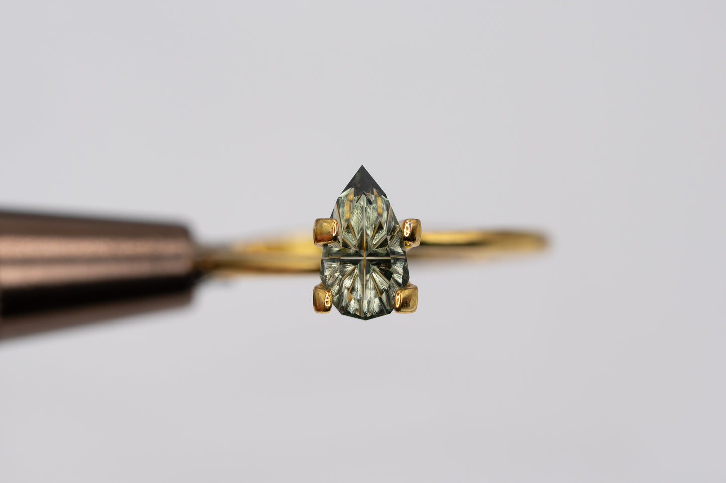 1 Carat Fantasy Cut Natural Forest Green Sapphire
