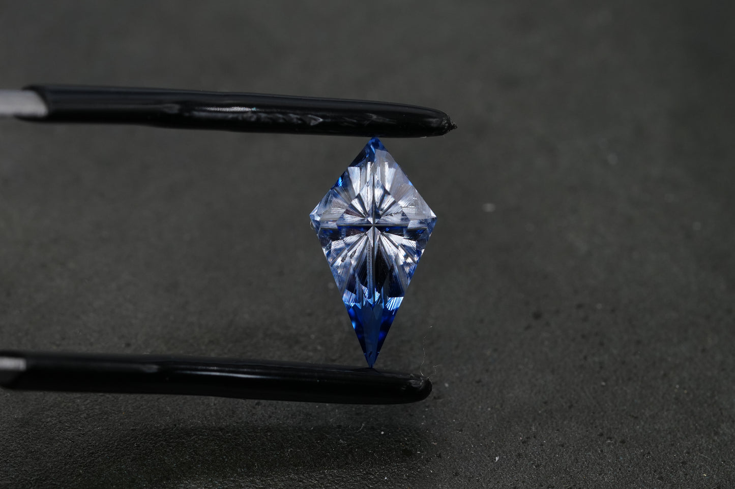 1.65 Carat Fantasy Cut Blue Parti Lab Sapphire