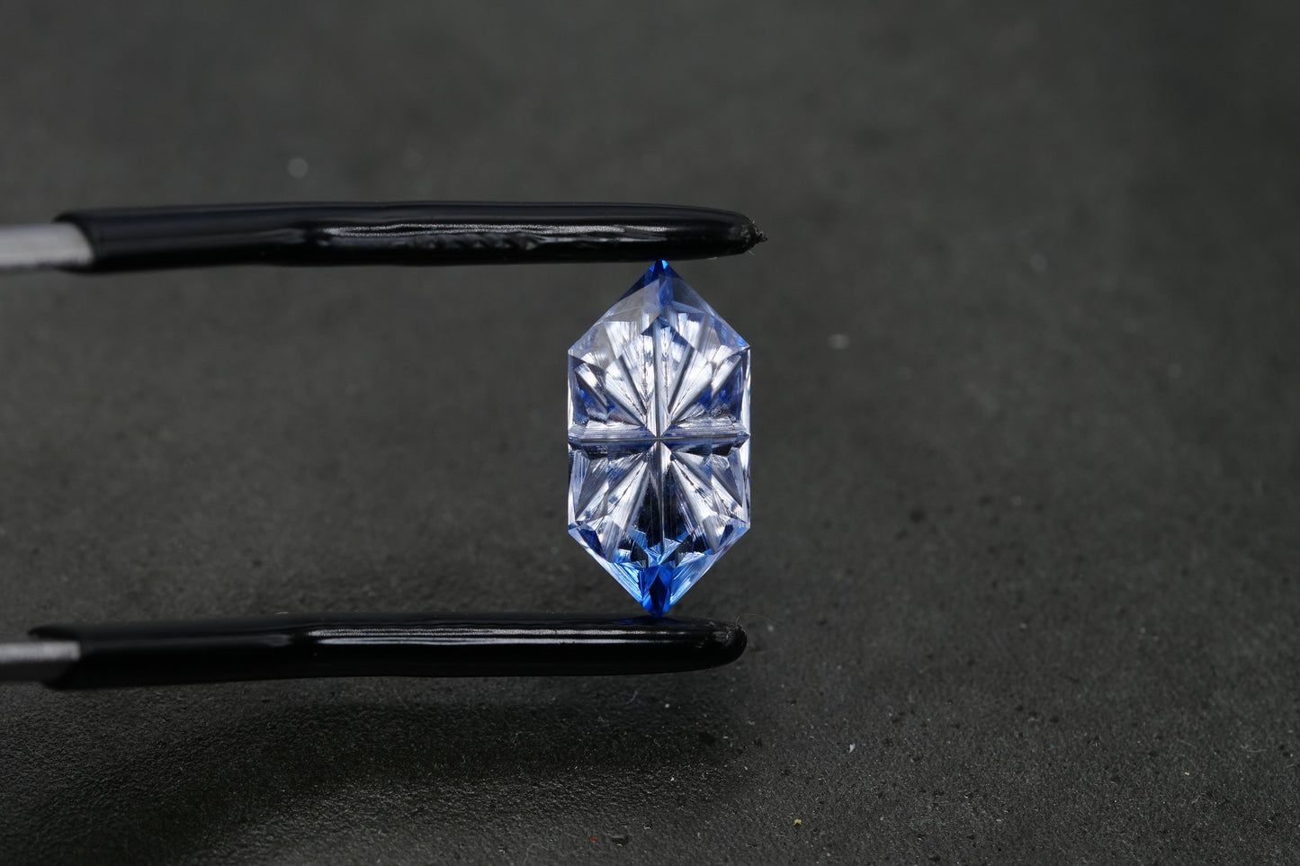 2.31 Carat Fantasy Cut Lab Parti Blue Sapphire