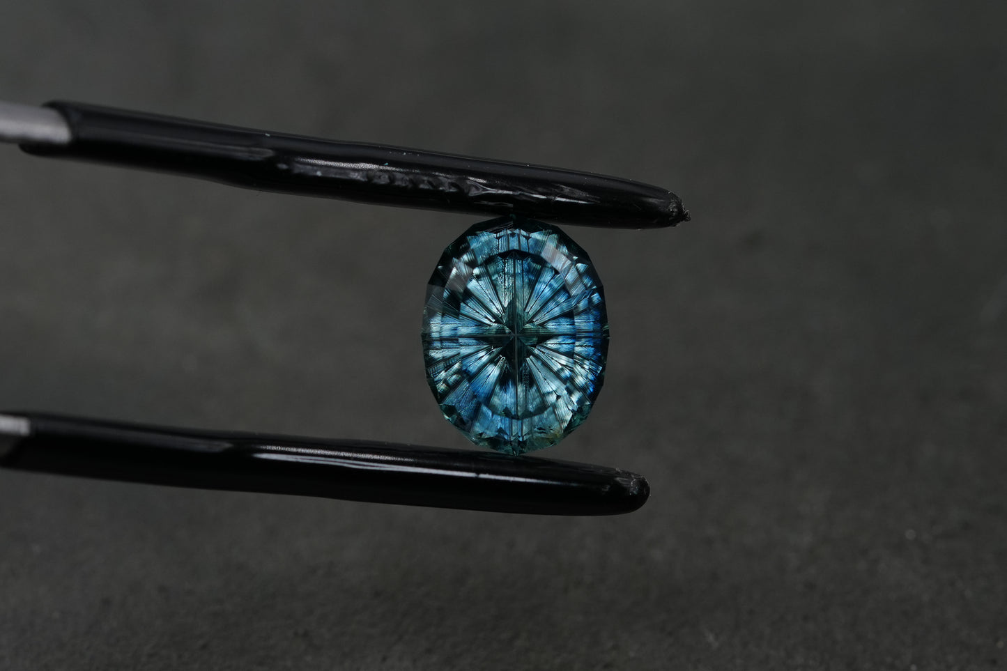 2.38 Carat Fantasy Cut Natural Teal Sapphire