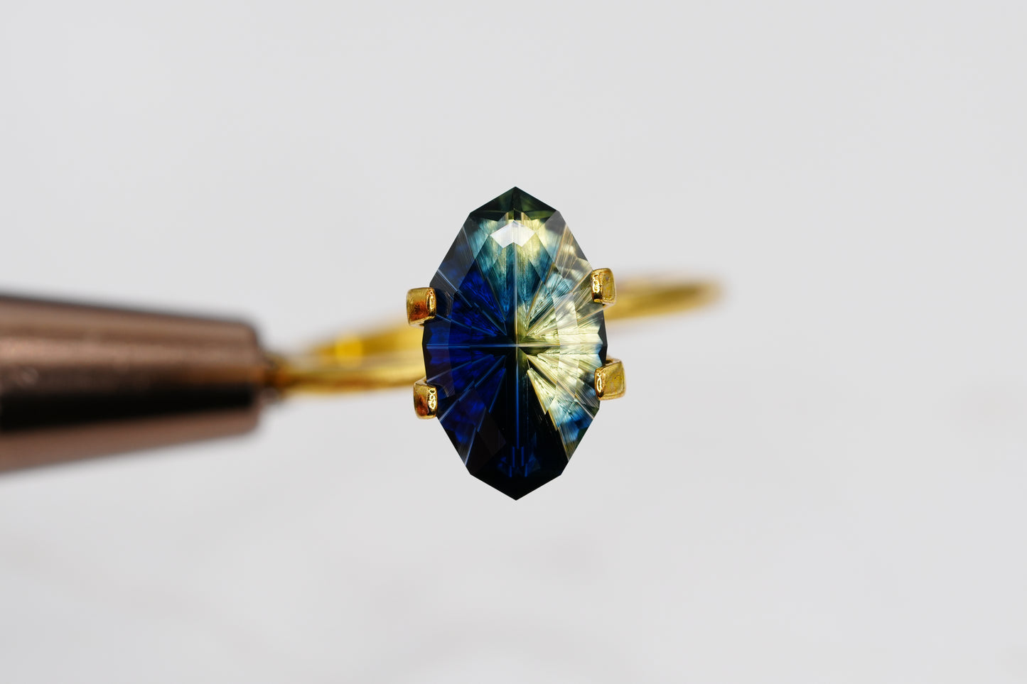2.22 Carat Fantasy Cut Natural Parti Sapphire