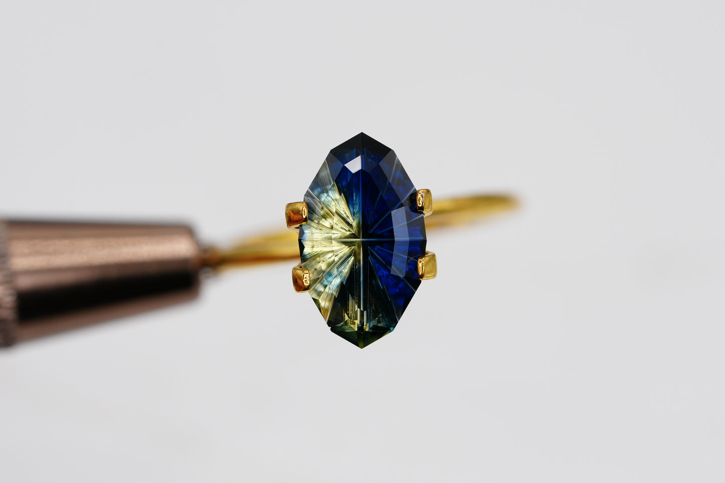 2.22 Carat Fantasy Cut Natural Parti Sapphire