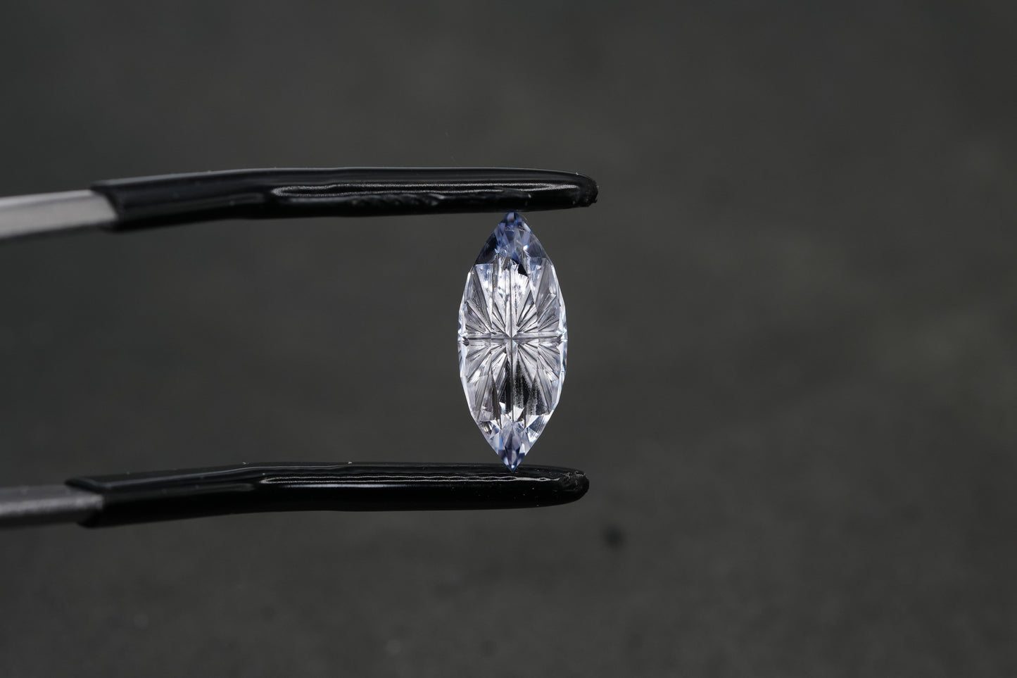 1.5 Carat Fantasy Cut Lab Light Blue Sapphire