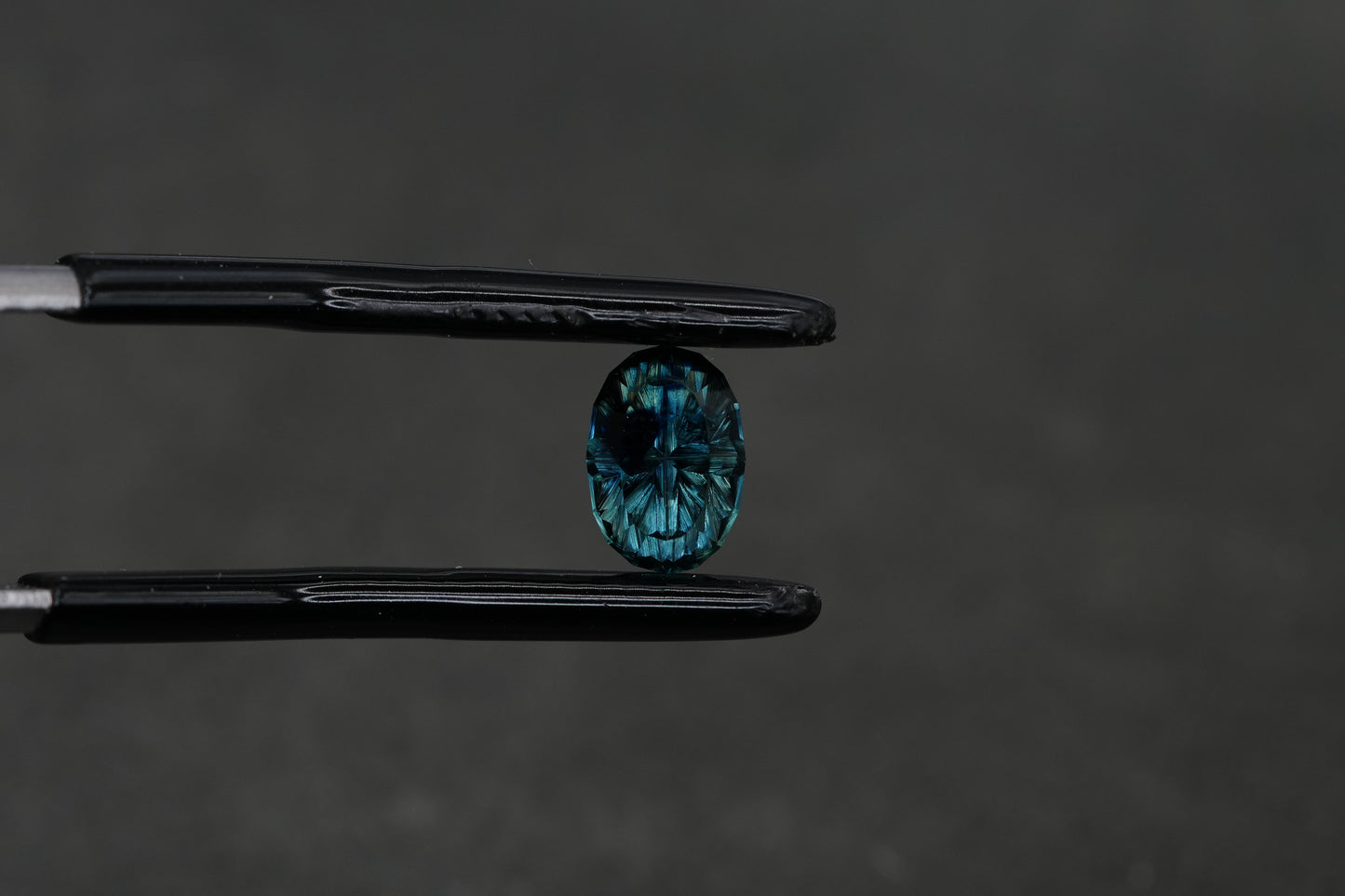 1.14 Carat Fantasy Cut Natural Teal Sapphire