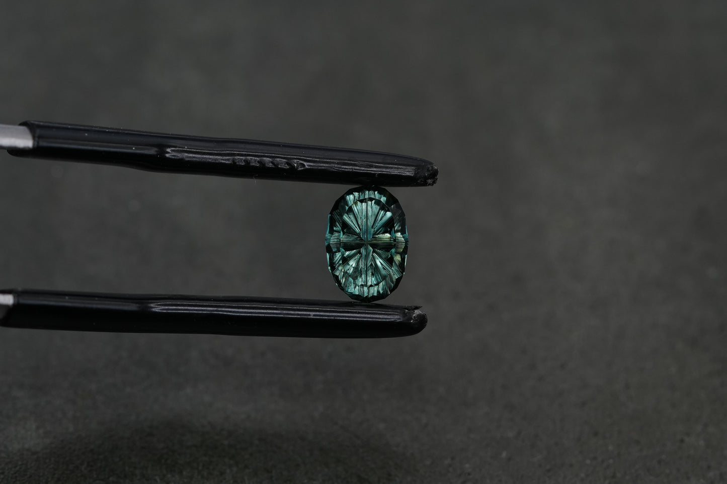 0.80 Carat Fantasy Cut Dark Green/Teal Natural Sapphire
