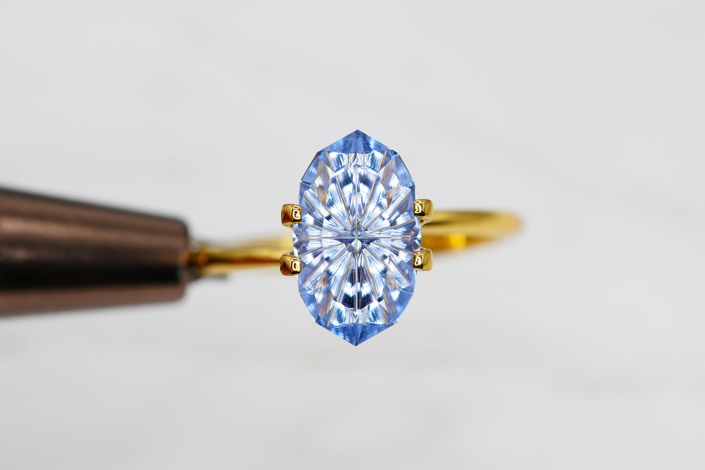 3.1 Carat Fantasy Cut Blue Lab Sapphire