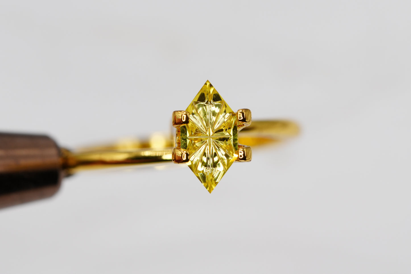 0.62 Carat Fantasy Cut Natural Yellow Sapphire