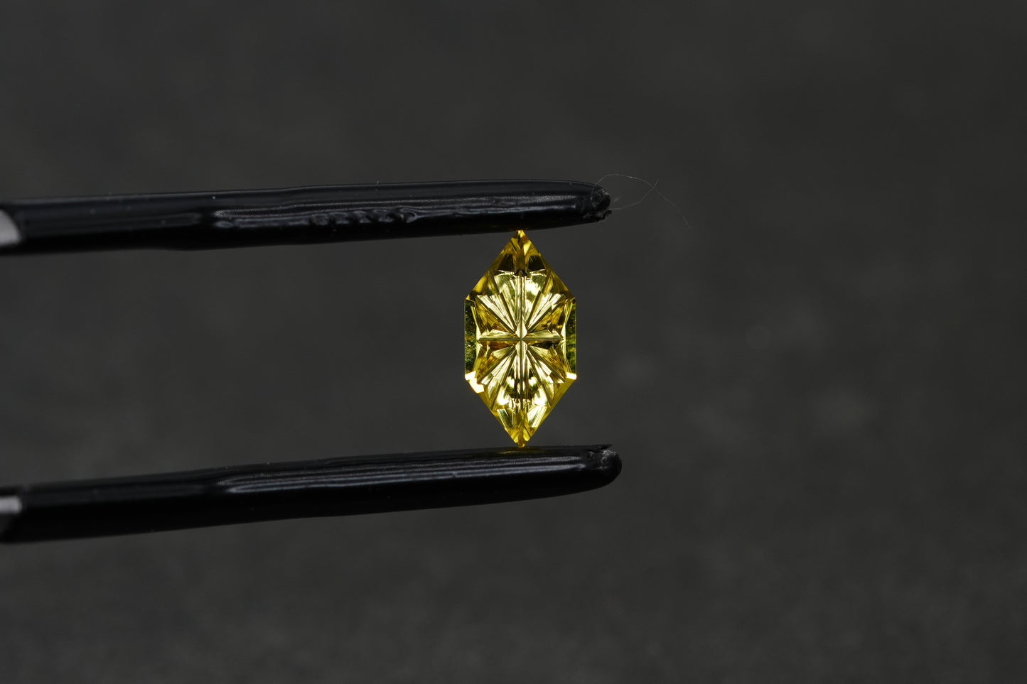 0.62 Carat Fantasy Cut Natural Yellow Sapphire