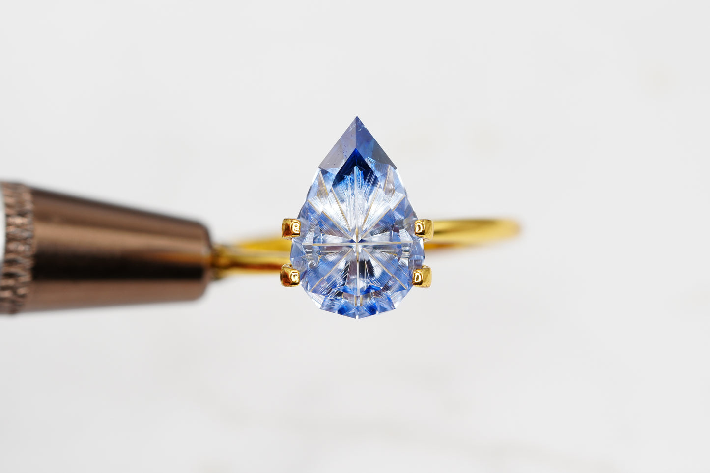 2.58 Carat Fantasy Cut Blue Parti Lab Sapphire